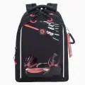 Рюкзак школьный RB-452-7/1 черный - красный