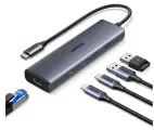 Док-станция UGREEN 6-in-1 USB-C 3.2 Hub Grey (CM512) (45320)