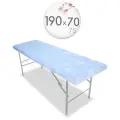 Чехол для кушетки и массажного стола, велюр, 190x70-75 см, небесно-голубой