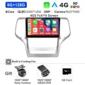 9-дюймовый Android 14 для Jeep Grand Cherokee 2008 2009 2010 2011 2012 2013 QLED экран автомобильный радиоприемник мультимедийное видео Carplay Naviigation, 2K 8G-128G CAM DVR