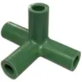 Фитинг соединительный Х-образный угловой, д. 10 мм, угол 90*/ комплект 20 штук