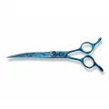 Ножницы изогнутые 7 дюймов для груминга TUKKO Style SIGNATURE COLLECTION COBALT BLUE