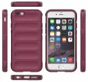 Противоударный чехол Flexible Case для iPhone 6 / 6s бордовый