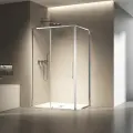 Душевой уголок Slim 8mm VSR-6SL8013CL, 1300*800, хром, стекло прозрачное
