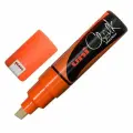 Маркер для окон и стекла Uni Chalk (8мм, смываемый, на меловой основе, оранжевый) 6шт. (PWE-8K F.ORANGE)