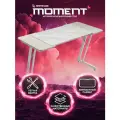 Стол компьютерный Gamelab Moment Wood-White