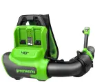 GREENWORKS_2408107 / Воздуходувка GREENWORKS GD40BPG2, без АКБ, без ЗУ, зеленый [2408107]