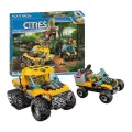Конструктор Сити: Исследование джунглей - 397 деталей/совместим с Лего/ребенку