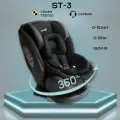 Автокресло Amarobaby ST-3, Isofix класс D, группа 0 /1/2/3 (черный)