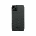 Усиленный чехол PITAKA MagEZ Pro 4 для iPhone 15 Plus 6.7, черный/серый (Black/Grey Twill) 1500D