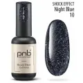 PNB Гель-лак Shock Effect, 8 мл, 10 night blue