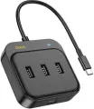 Разветвитель USB-C Hoco HB35 4порт. черный