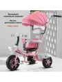 Велосипед-коляска Kari, трехколесный, с ручкой, EVA-колеса, 8,5кг