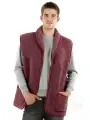 Жилет ИМПЕРИЯ ШЕРСТИ, размер 5XL, бордовый