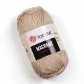 Пряжа Макраме (Macrame) упаковка 6 мотков 90 г. 130 м. 100% полиэстер цвет 166 бежевый