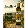 Оливковое масло Extra Virgin Barbera нерафинированное для салата, Италия, 1 л