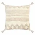 Этель Наволочка декоративная «Этель» Бохо, 45х45 см, цвет молочный, 100% хлопок