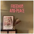 Светильник неоновый Свобода и мир Freedom and Peace, 60х34 см, красный