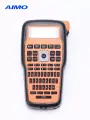 Aimo Принтер для наклеек/этикеток термотрансферный E1000 PRO, черный, оранжевый русская клавиатура