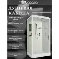 Душевая кабина Niagara Standart ST120/90/15Q (120х90х215) прямоугольник, поддон 15см, распашная, проф. белый,3 места