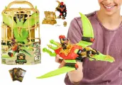 Фигурка Moose Toys Treasure X Dino сокровище X Дино Золотой птеродактиль в клетке 41678