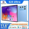 Планшет S25 Ultra, 16ГБ+1024ГБ, Helio G99, Android 14, Высококачественный экран, синий