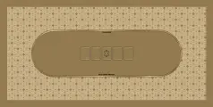 Сукно для покера прямоугольное 180х90 см - LUXE