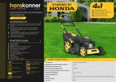 Бензиновая газонокосилка Hanskonner HPL5116H