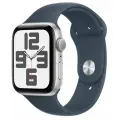 Apple Watch SE Gen 2 2024, 40 мм, Silver/Storm Blue Sport B S/M