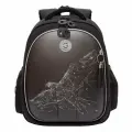 Школьный ранец формованный для мальчиков GRIZZLY RAz-587-4, черный, 28х36х20