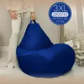 Кресло мешок Груша 3XL синий Дюспо