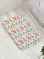 Коврик для ванной комнаты и туалета противоскользящий Весенние радости 52х77 см, JoyArty
