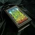 Подарочные 3D Карты Уэйта Мифическое таро Ктулху из золотого пластика Kesulu Mythology Tarot