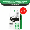 Корм AJO Dog Hypoallergenic сухой для взрослых собак средних и крупных пород, склонных к аллергиям с гречкой 2 кг