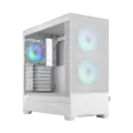 Fractal Design Корпус Miditower Fractal Design Pop Air RGB TG Clear Tint FD-C-POR1A-01, ATX, белый (без БП)