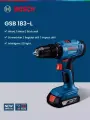 Электрическая сверлица Bosch GSB183, 18V, литий-ионный аккумулятор, максимальный крутящий момент 56Нм