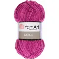 Пряжа YarnArt Dolce фуксия (766), 100%микрополиэстер, 120м, 100г, 5шт