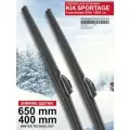 Зимние щетки стеклоочистителя для Kia Sportage 4 пок. - дворники Киа Спортейдж 4 зимние, комплект.