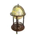 Глобус-бар ZOFFOLI Севилья , напольный, дерево/металл/пластик, 40см, светло-желтый
