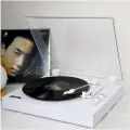 Виниловый проигрыватель MzeliKing в стиле ретро Vintage White/белый, встроенные динамики, Bluetooth 5.3