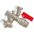 Шаровой кран со встроенным фильтром и редуктором давления VALTEC кфрд, универсальный VT.300. N.04