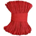 Пряжа Узелки из Питера Шнур для рукоделия (вязания, макраме), 100 % хлопок, 840 г, 200 м, красный