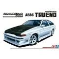 Сборная модель Toyota Trueno Sprinter AE86 Car Boutique Club 1985, Aoshima 05863, масштаб 1/24