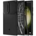 Чехол Spigen на Samsung Galaxy S23 Ultra (ACS05639) Optik Armor / Спиген чехол для Галакси С23 Ультра накладка, противоударный, с защитой камеры, черный