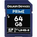 Карта памяти для фотоаппарата DELKIN 64GB Prime SD 1900X UHS-II V60 Card