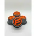 Крышка колеса ступицы квадроцикла CFMOTO 600 800 1000 усиленные 4шт чер/оранж 3д