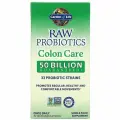 Garden of Life, RAW Probiotics, Colon Care, необработанные пробиотики для поддержки здоровья кишечника, 30 вегетарианских капсул