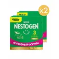 Молочко детское Nestle Nestogen Premium 3, с 12 месяцев, для комфортного пищеварения, 900 г 2 упаковки