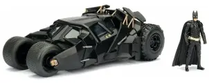 Модель автомобиля Jada Toys Hollywood Rides The Dark Knight Trilogy Batmobile with Batman (7 см, 1:24) 98261