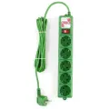 Сетевой фильтр Power Cube SPG-MXTR, 5 розеток, с/з, 10А / 2200 Вт 5 3 м 0.75 кв. мм 324 мм 52 мм 41 мм зеленый